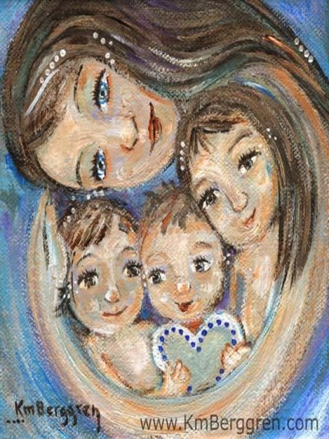 Lista 103+ Foto 3 hijo mama con tres hijos dibujo Actualizar