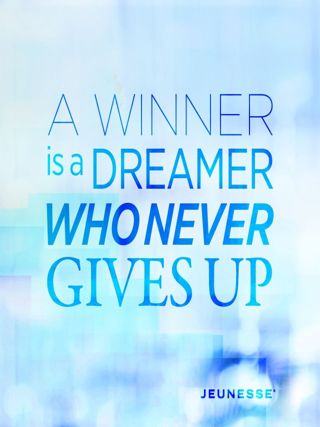 Arriba 90+ Foto a winner is a dreamer who never gives up Cena hermosa