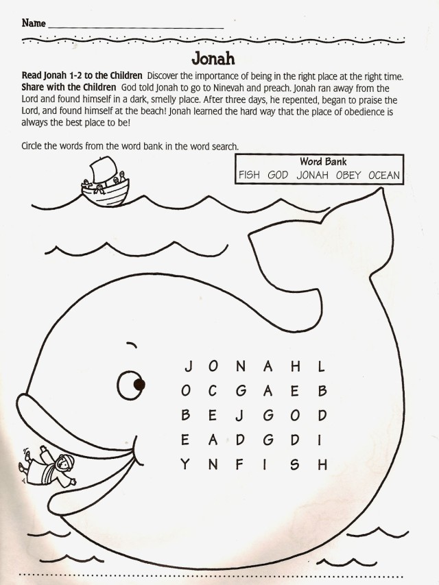 Arriba 104+ Imagen actividades para niños sobre jonás y la ballena Lleno