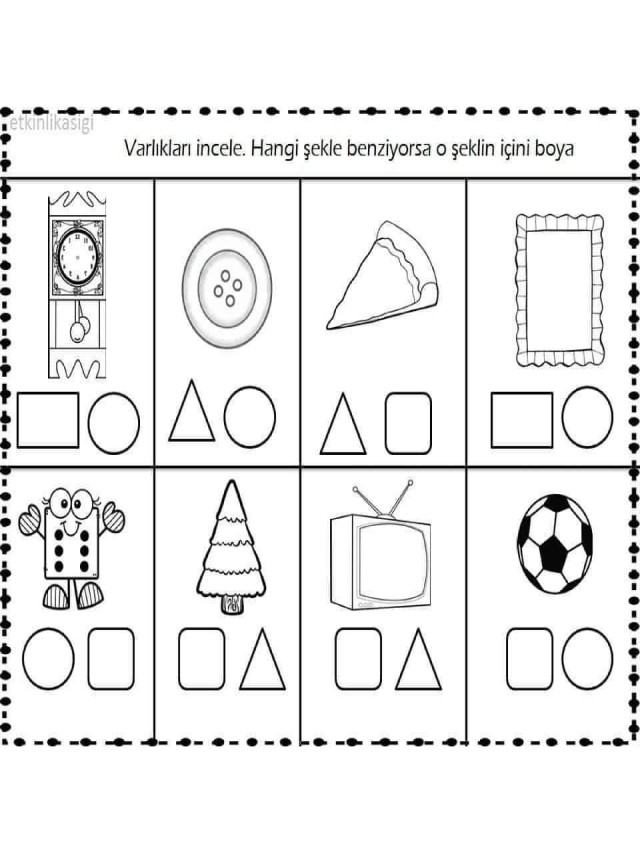 Álbumes 98+ Foto actividades de las figuras geometricas para niños de preescolar Lleno