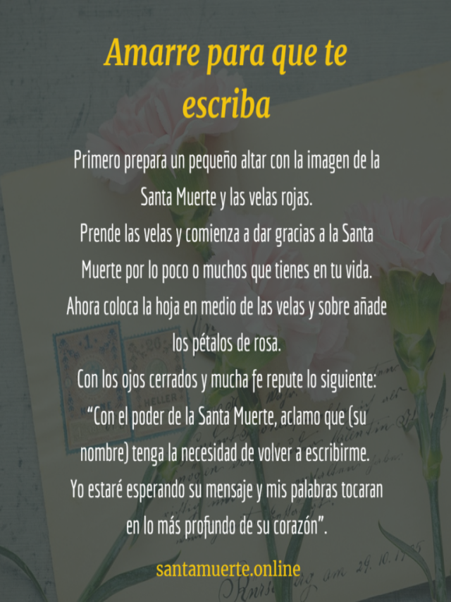 Lista 93+ Foto amarres caseros para que piense en mi y me escriba Mirada tensa