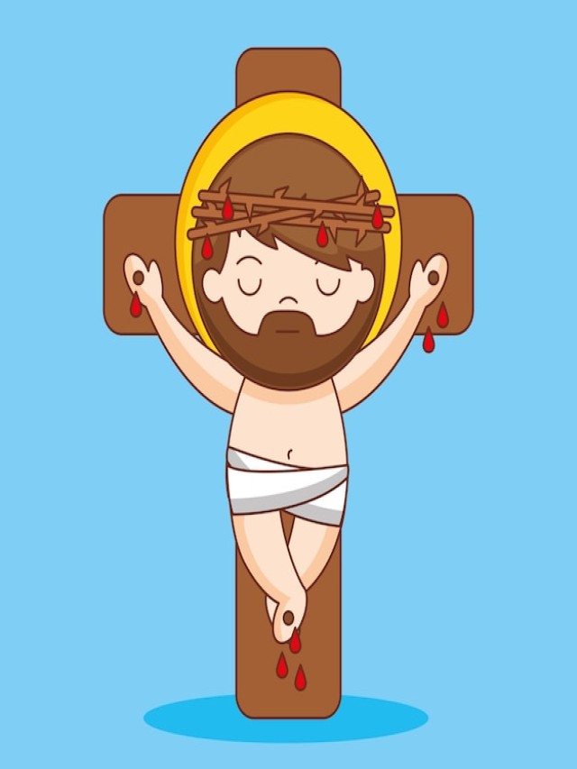 Lista 95+ Foto animado jesus en la cruz para niños Mirada tensa