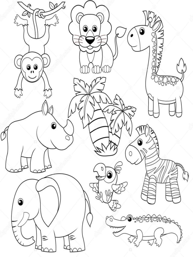 Em geral 97+ Imagen animales de la selva para dibujar El último