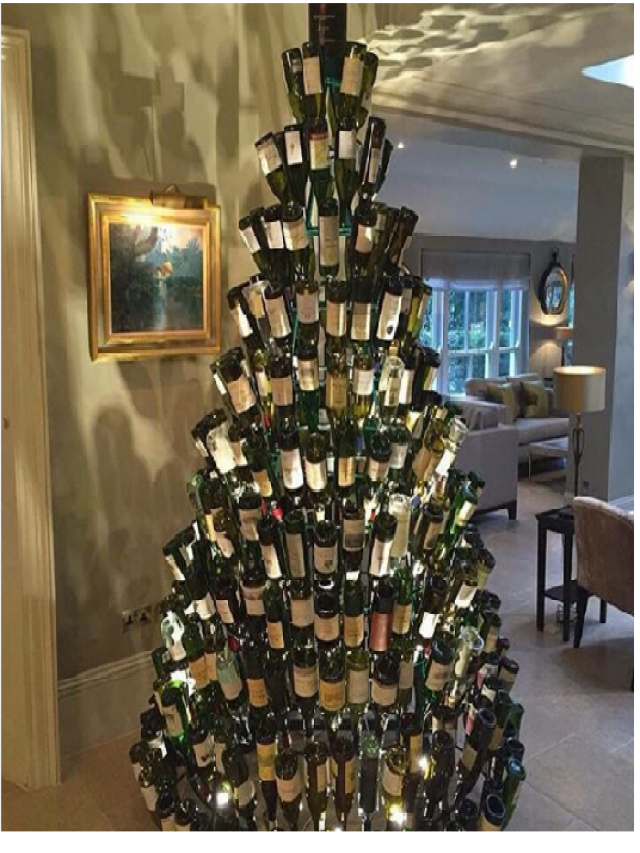 Lista 103+ Foto arbol de navidad con botellas de vino Alta definición completa, 2k, 4k