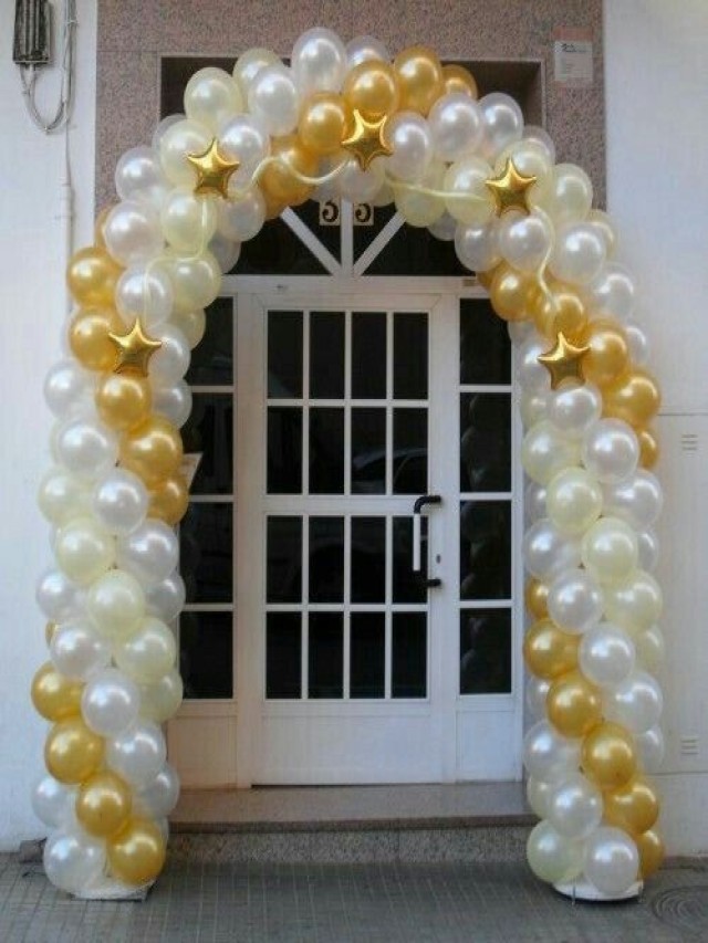 Sintético 105+ Foto arcos decoracion de iglesia para boda con globos El último