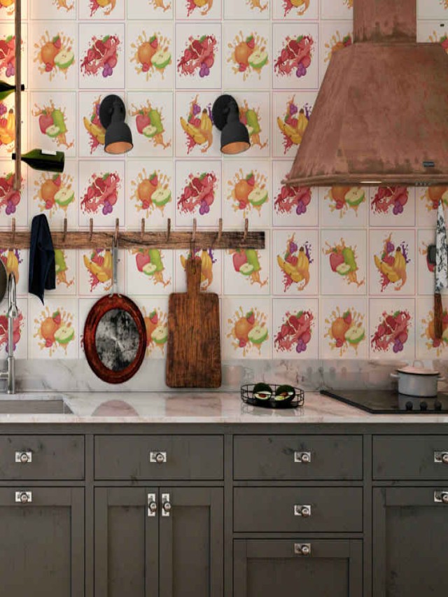 Arriba 92+ Foto azulejos para cocina con dibujos de frutas Cena hermosa