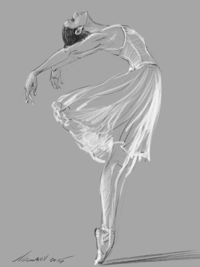 Arriba 103+ Foto bailarinas de ballet dibujos a lapiz Cena hermosa