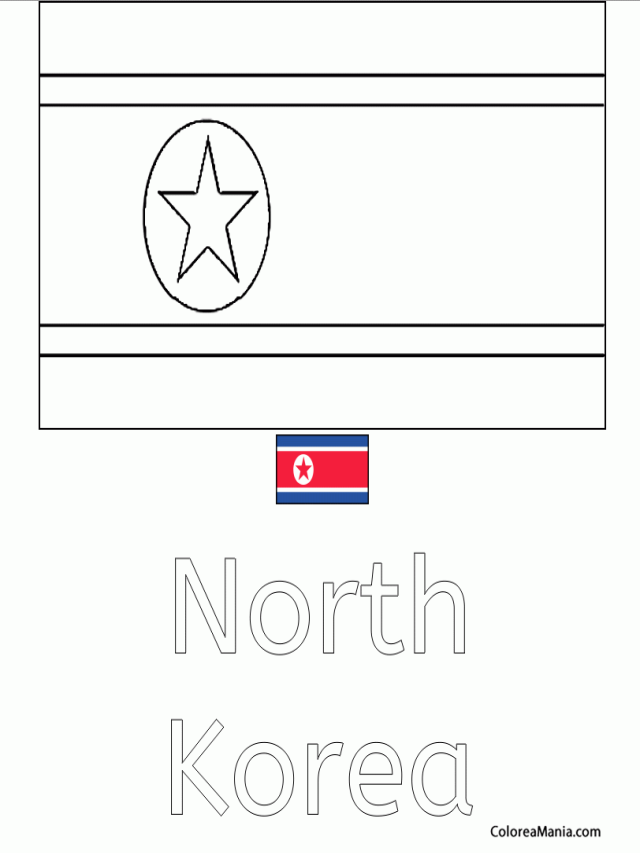 Álbumes 103+ Foto bandera de corea del norte para colorear Alta definición completa, 2k, 4k