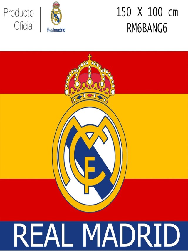 Sintético 104+ Foto bandera de españa con el escudo del real madrid Cena hermosa
