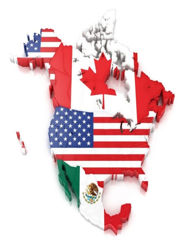 Sintético 95+ Foto bandera de mexico canada y estados unidos Lleno
