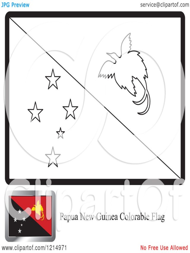 Arriba 104+ Foto bandera de papua nueva guinea para colorear Mirada tensa