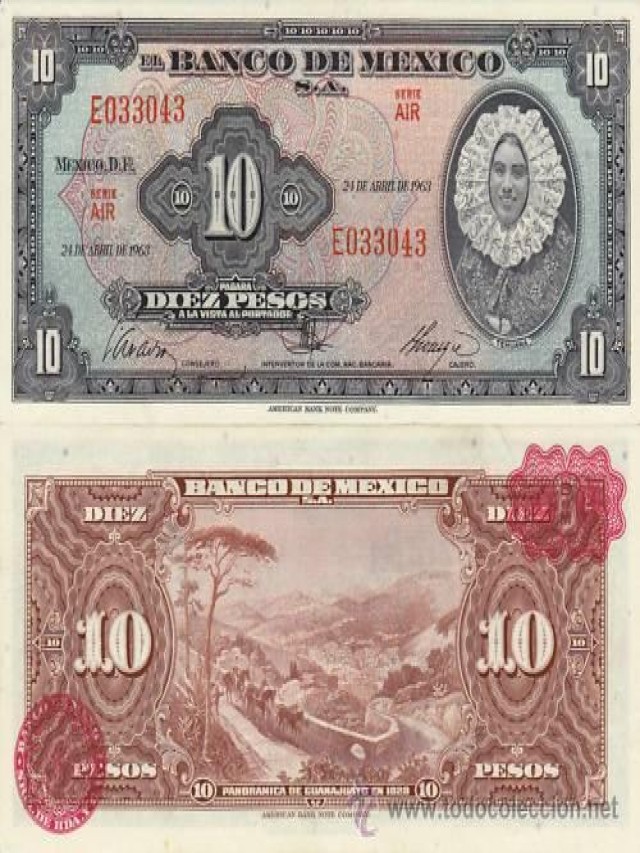 Lista 90+ Foto billete de 10 pesos mexicanos 1963 cuanto vale Lleno