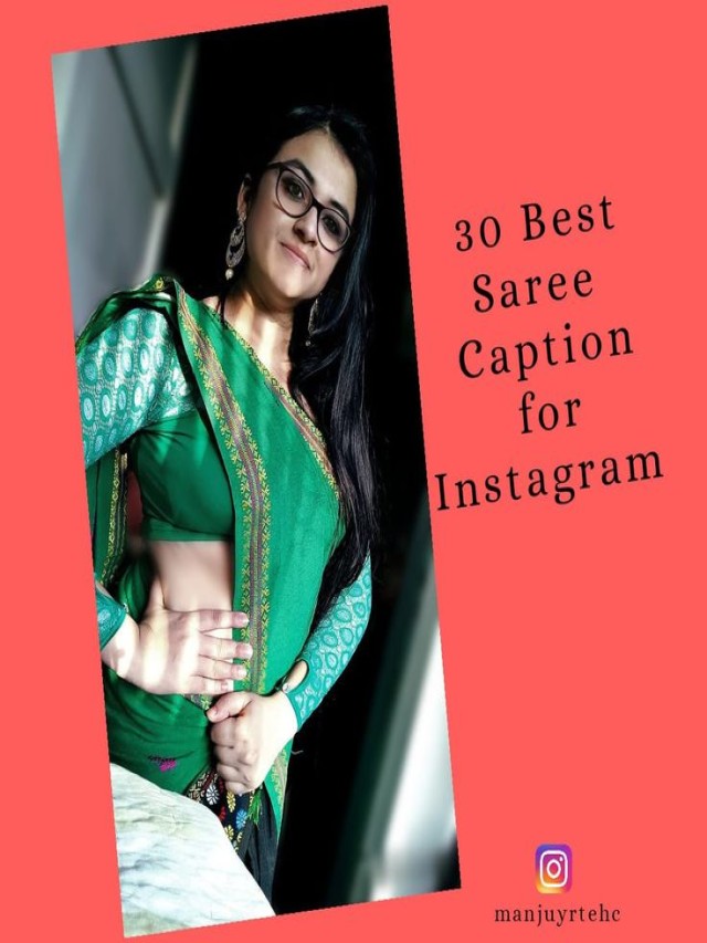 Lista 96+ Imagen black saree caption for instagram for girl Mirada tensa