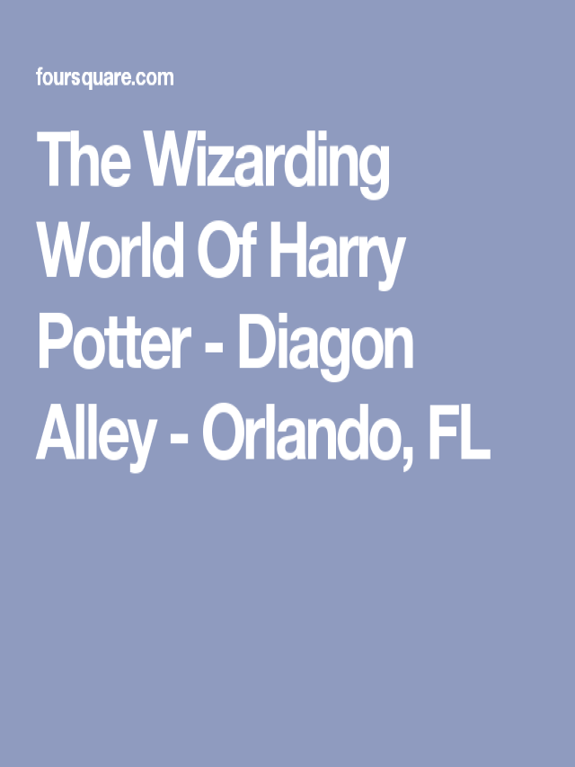 Arriba 90+ Foto boletos para the wizarding world of harry potter - diagon alley Cena hermosa