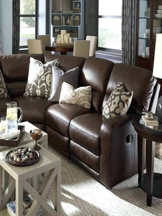 Álbumes 99+ Foto brown leather couch living room design Cena hermosa