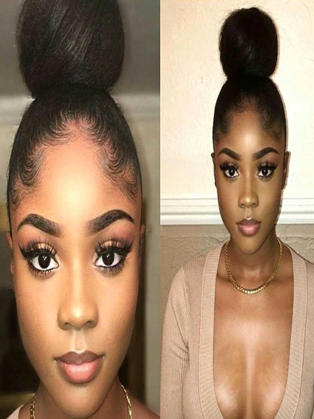 Lista 92+ Imagen bun hairstyles for black hair with weave Lleno