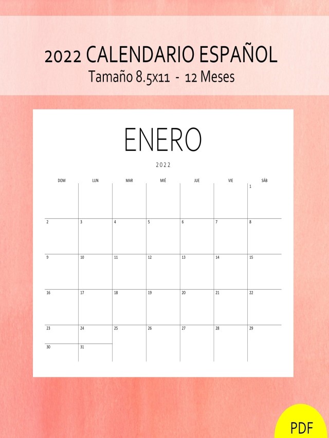 Álbumes 98+ Imagen calendario 2022 para imprimir pdf gratis por meses Mirada tensa