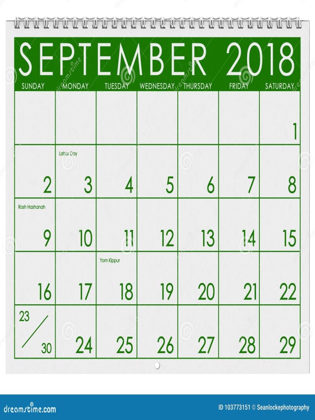 Sintético 93+ Foto calendario del mes de septiembre 2018 para imprimir El último
