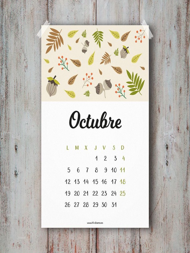 Lista 96+ Foto calendario mes de octubre 2015 para imprimir El último