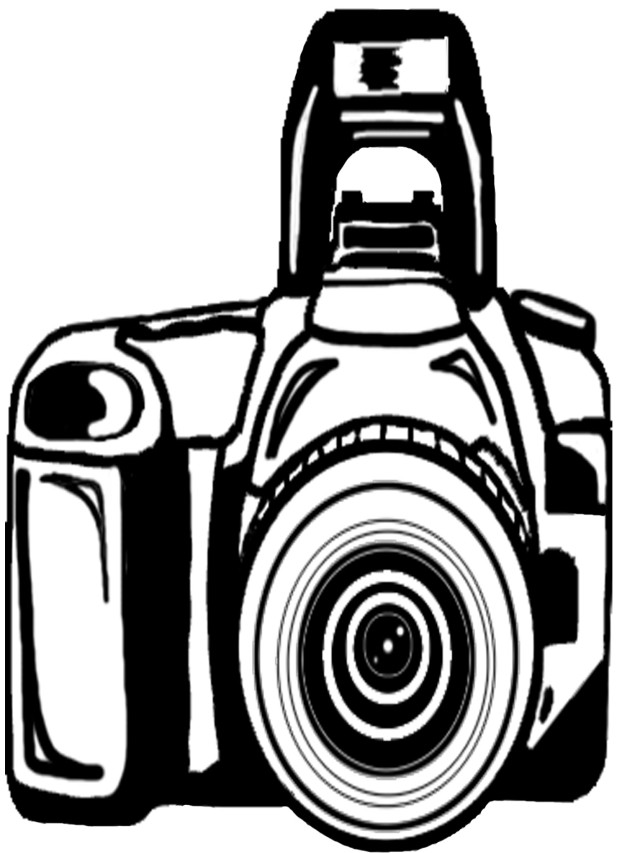 Lista 92+ Imagen camera clip art black and white simple Mirada tensa