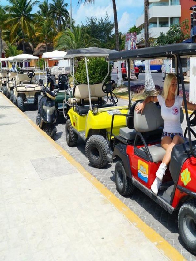 Lista 102+ Foto carritos de golf en isla mujeres Alta definición completa, 2k, 4k
