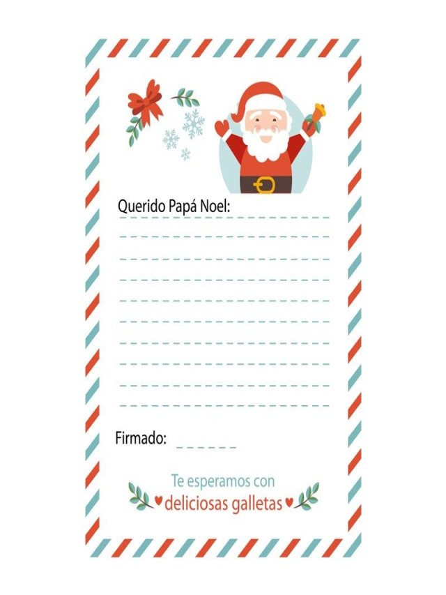 Lista 99+ Foto carta para santa claus en español Mirada tensa