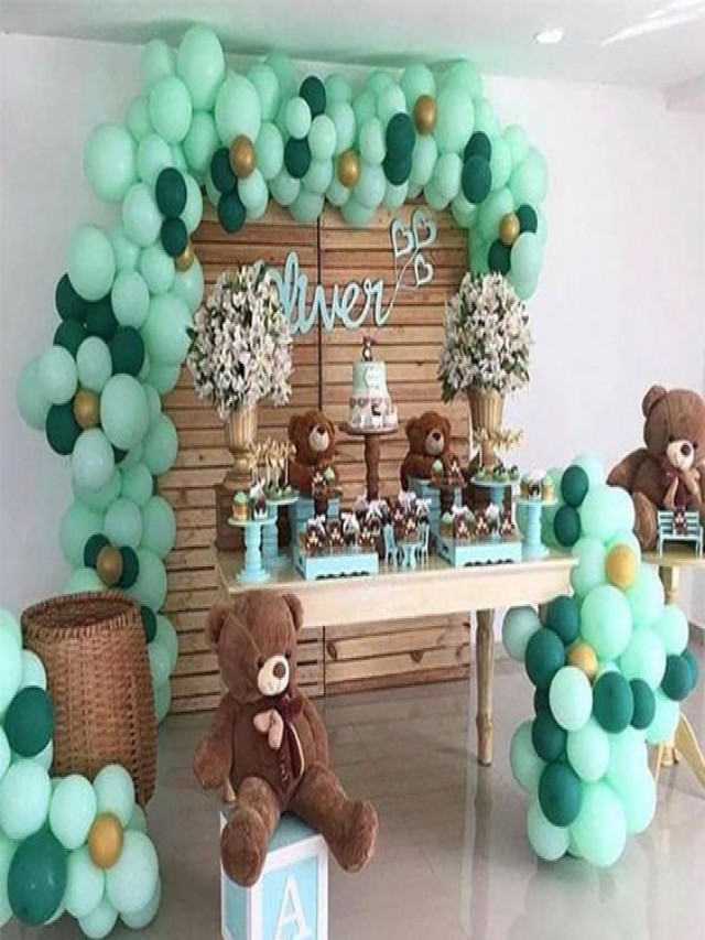 Lista 96+ Foto centro de mesa para baby shower de niño en verde Lleno