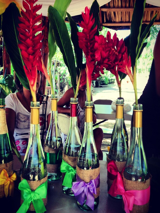 Lista 93+ Foto centros de mesa con botellas de vino Lleno