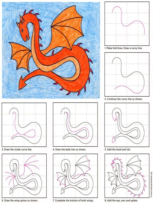 Lista 91+ Imagen chinese dragon drawings step by step El último