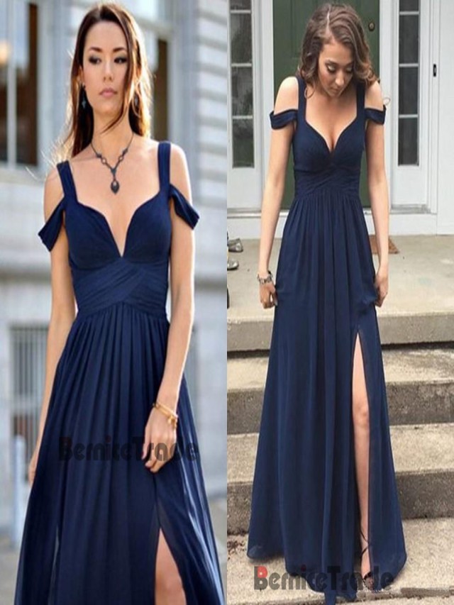 Lista 96+ Foto como combinar un vestido azul marino de noche Lleno