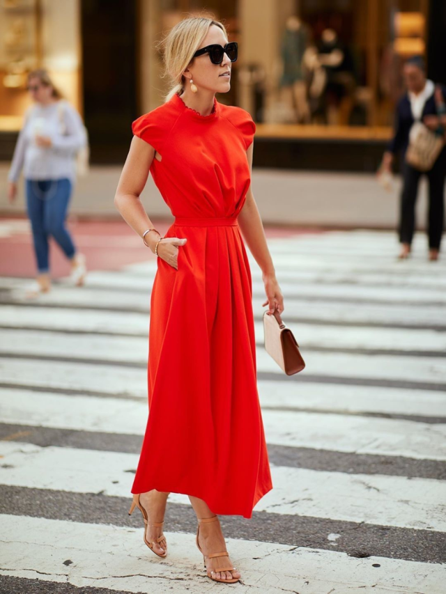 Lista 104+ Foto como combinar un vestido rojo elegante Cena hermosa