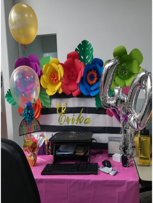 Sintético 90+ Foto como decorar una oficina de cumpleaños para mujer Actualizar