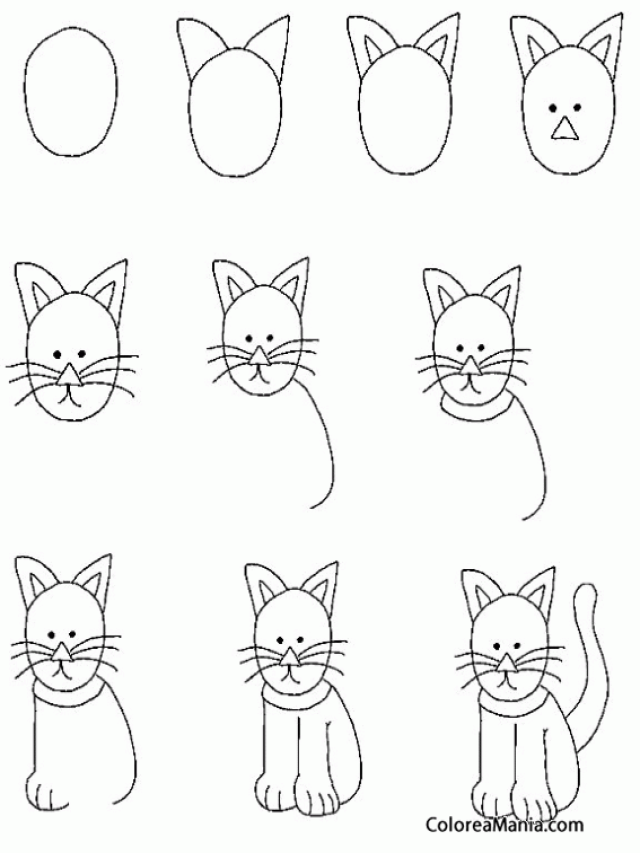 Álbumes 104+ Imagen como dibujar un gato fácil y bonito Alta definición completa, 2k, 4k