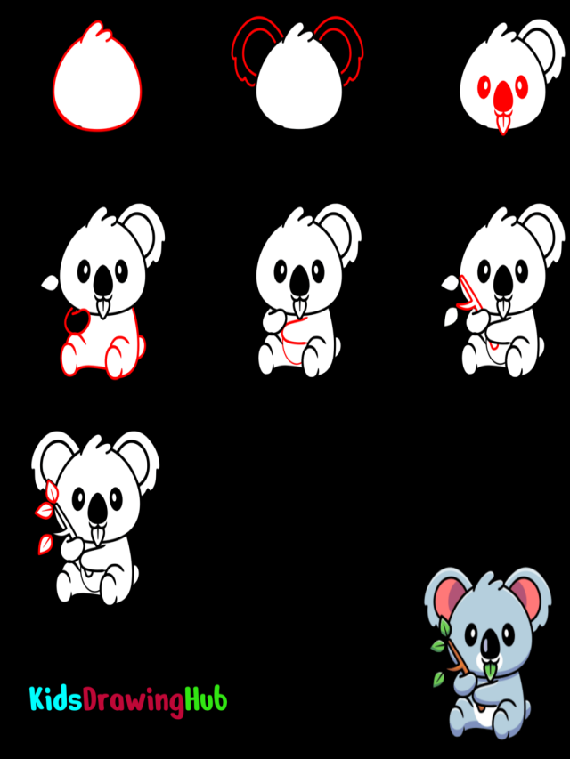 Em geral 96+ Imagen cómo dibujar un koala paso a paso El último