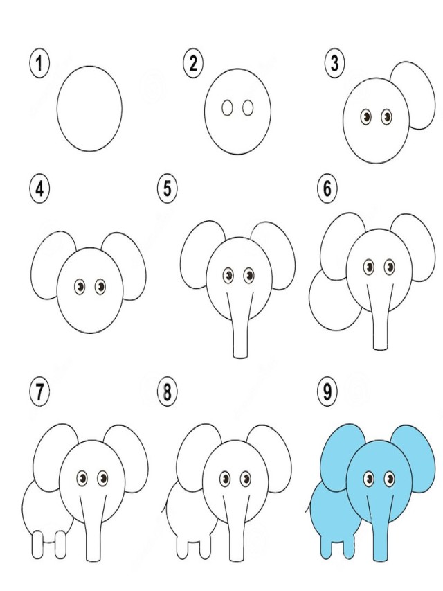 Lista 102+ Foto cómo dibujar un elefante paso a paso Actualizar