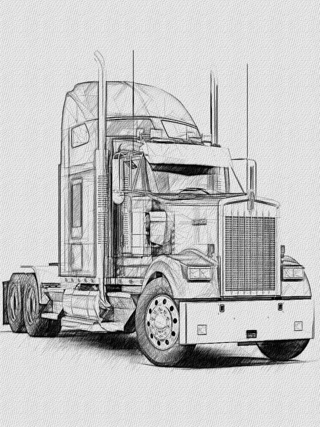 Álbumes 97+ Foto como dibujar un trailer kenworth paso a paso Lleno