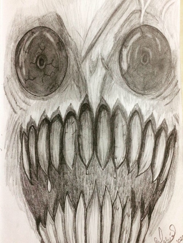 Álbumes 101+ Imagen como hacer un dibujo de terror Mirada tensa