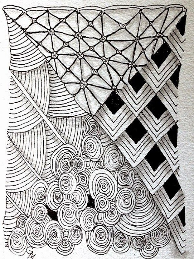 Em geral 95+ Imagen como hacer zentangle paso a paso El último