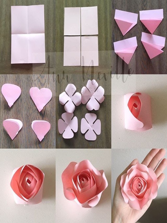 Sintético 104+ Foto como hacer flores de papel paso a paso Actualizar
