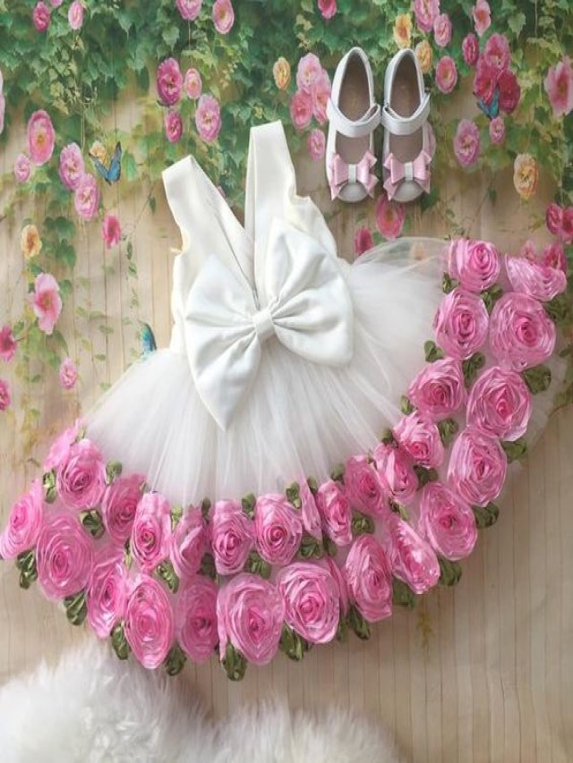 Lista 98+ Foto como hacer flores para decorar vestidos de niñas Lleno