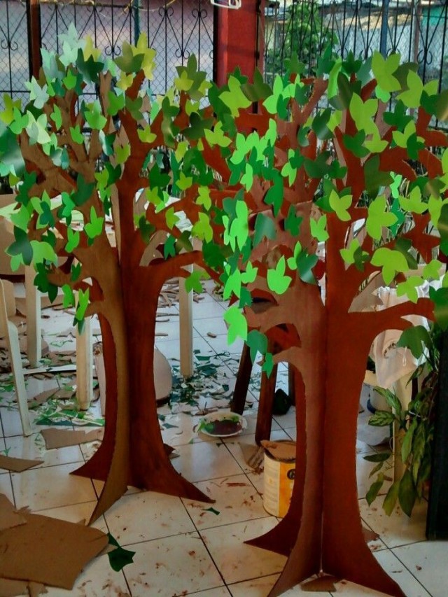 Arriba 91+ Foto como hacer un árbol con material reciclable paso a paso Lleno