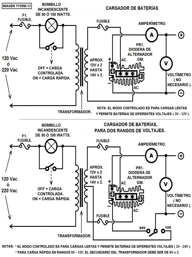 Lista 91+ Foto como hacer un cargador de batería con un transformador Actualizar