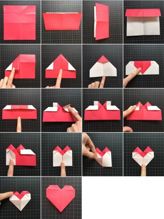 Lista 93+ Foto como hacer un corazón de origami paso a paso Cena hermosa