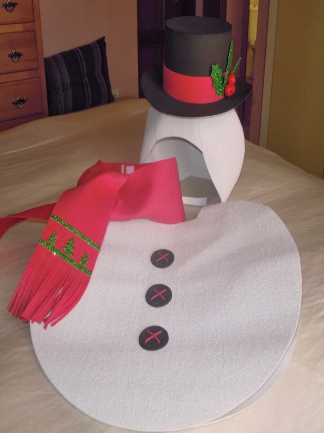 Arriba 102+ Foto como hacer un disfraz de muñeco de nieve casero Actualizar