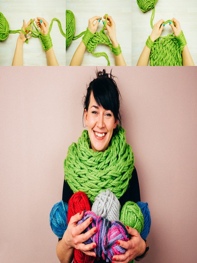 Álbumes 95+ Foto como hacer una bufanda con las manos en 30 minutos El último