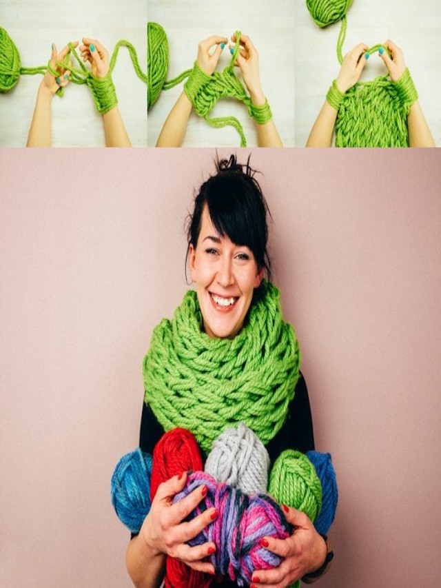 Lista 95+ Foto como hacer una bufanda de lana con las manos Lleno