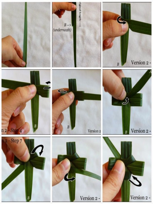 Sintético 103+ Foto como hacer una cruz de palma para semana santa Mirada tensa