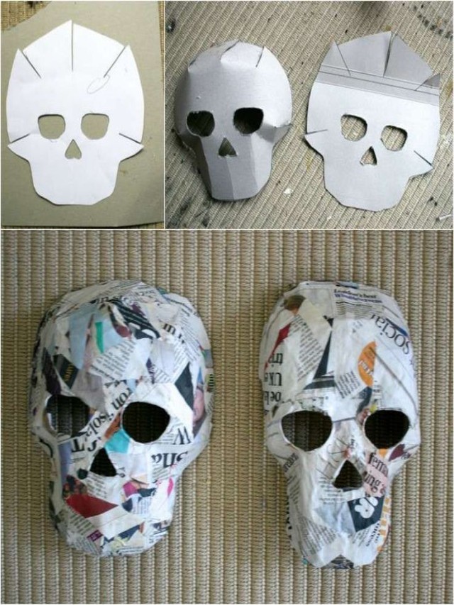 Manualidad: Cómo hacer una Mascara de papel mache 