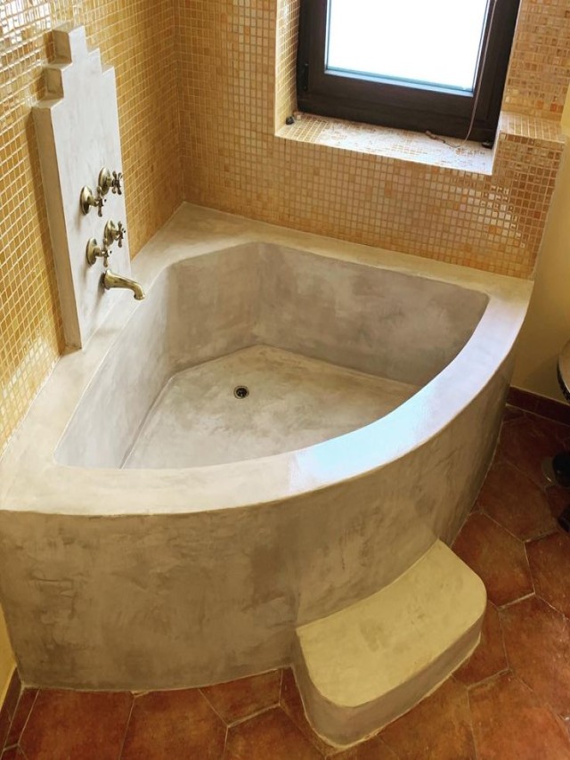 Lista 104+ Foto como hacer una tina de baño de concreto Cena hermosa