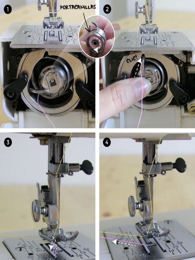 Sintético 102+ Foto cómo poner el hilo en una máquina de coser Alta definición completa, 2k, 4k